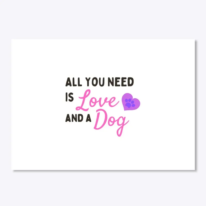 Pink dog love 