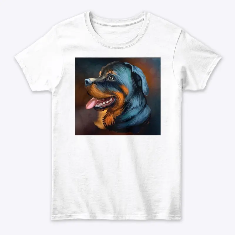 Abstract Rottweiler 