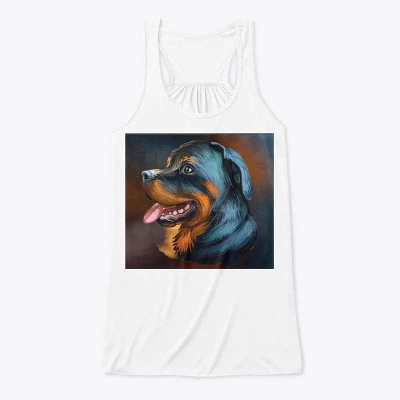 Abstract Rottweiler 