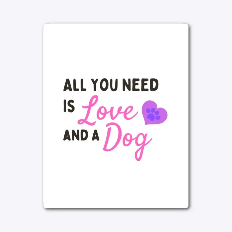 Pink dog love 