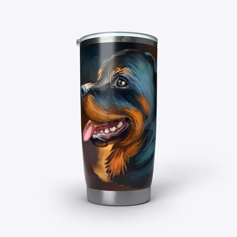 Abstract Rottweiler 