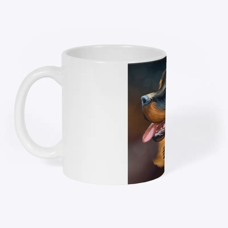 Abstract Rottweiler 