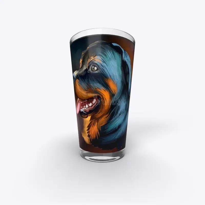 Abstract Rottweiler 